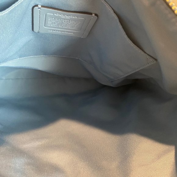 Coach Mae Crossbody Pebble Leather Bag - Cornflower Blue - Like New Condition - Picture 9 of 14